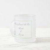 Givré Vert de tasse de deux coeurs (Devant gauche)