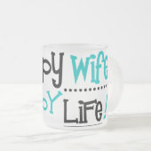 Givré Wife contents, de tasse LIFE contente (Devant droit)