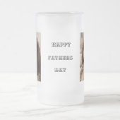 Givrée Chope en verre de cadeau de fête des pères (Centre)