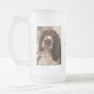 Givrée Chope en verre de cadeau de fête des pères