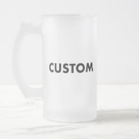 Verre à bière personnalisé givré - Chope 16oz Pint