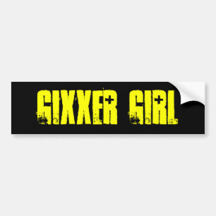 GIXXER GIRL BUMPERSTICKER