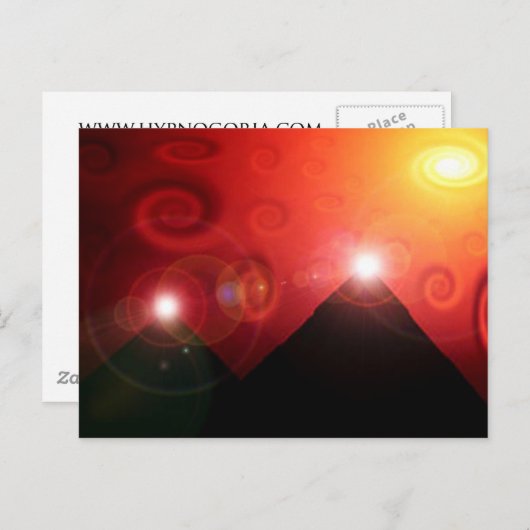 Giza Dawn briefkaart (Voorkant / Achterkant)