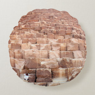 Giza piramide complex. Ook de Giza Necrop Rond Kussen