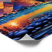 Giza piramides Print, Waarde Poster Papier (Matte) (Hoek)