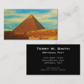 Giza Pyramid Cairo Egypte Visitekaartje (Voorkant / Achterkant)