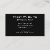 Giza Pyramid Cairo Egypte Visitekaartje (Achterkant)