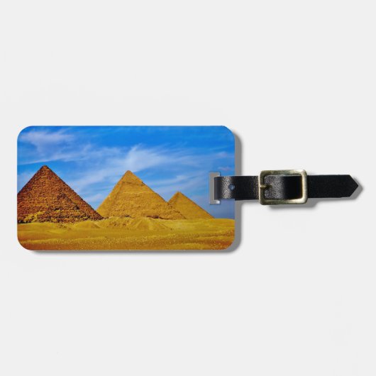 Giza Pyramids Bagagelabel (Voorkant horizontaal)