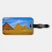 Giza Pyramids Bagagelabel (Achterkant horizontaal)