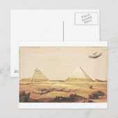 Giza Spaceship Briefkaart (Voorkant / Achterkant)