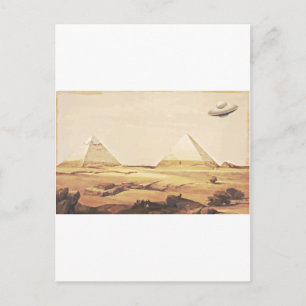 Giza Spaceship Briefkaart
