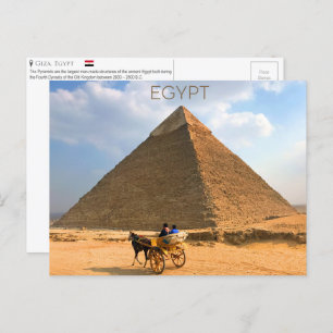 Gizepiramides, Egypte Briefkaart
