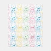 Gizmo | Bright Light! Bright Light! Fleece Deken (Voorkant)