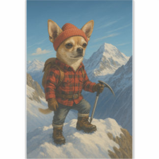 Gizmo Conquers Mont Blanc - The Alpine Adventure Sticker