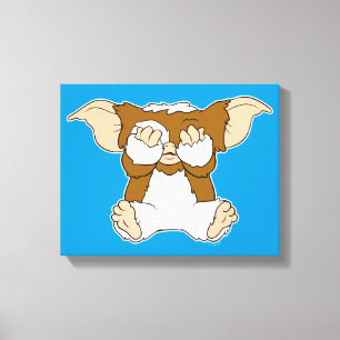 Gizmo   Cute Comic Character Canvas Afdruk