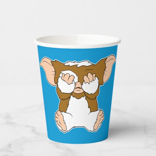 Gizmo | Cute Comic Character Papieren Bekers (Links)