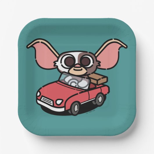 Gizmo | Cute Comic Driver Papieren Bordje (Voorkant)