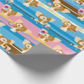 Gizmo | Cute Comic Pattern Cadeaupapier (Hoek)