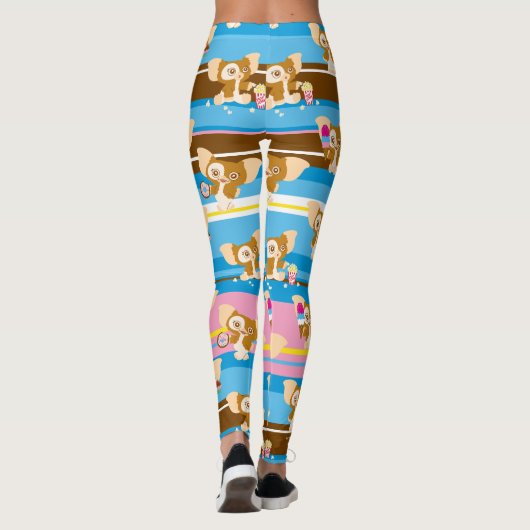 Gizmo | Cute Comic Pattern Leggings (Achterkant)