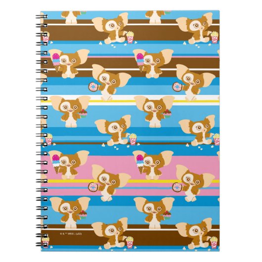 Gizmo | Cute Comic Pattern Notitieboek (Voorkant)