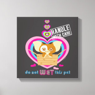 Gizmo Dit pakket niet nat Canvas Afdruk