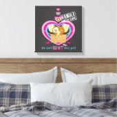 Gizmo | Dit pakket niet nat Canvas Afdruk (Insitu (Slaapkamer))
