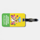 Gizmo | Dromen van regendruppels Bagagelabel (Achterkant horizontaal)