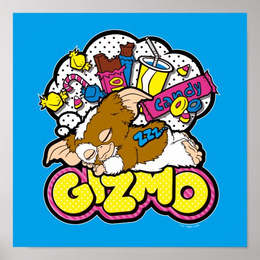 Gizmo | Dromen van zoet Poster (Voorkant)