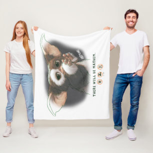 Gizmo Er Zal Chaos Uitbarsten Fleece Deken