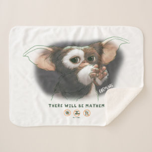 Gizmo Er Zal Chaos Uitbarsten Sherpa Deken