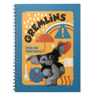 Gizmo Er zijn drie regels Notitieboek
