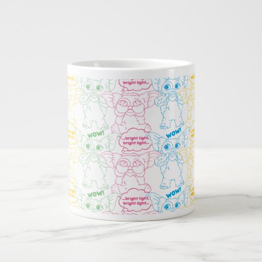 Gizmo | Helder licht! Helder licht! Extra Grote Beker (Voorkant)