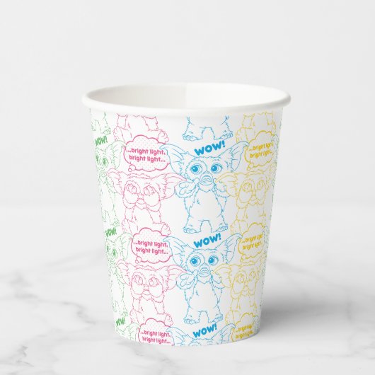 Gizmo | Helder licht! Helder licht! Papieren Bekers (Links)