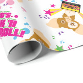 Gizmo | Laten we Rock'n Roll Pattern Cadeaupapier (Rol Hoek)
