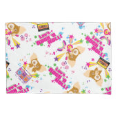 Gizmo | Laten we Rock'n Roll Pattern Kussensloop (Voorkant)