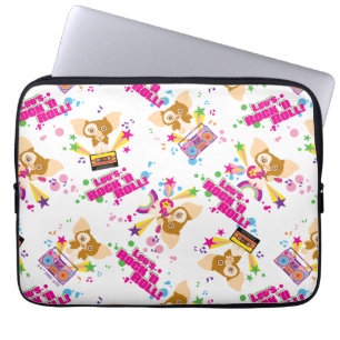 Gizmo   Laten we Rock'n Roll Pattern Laptop Sleeve