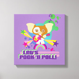 Gizmo Let s Rock'n Roll Canvas Afdruk