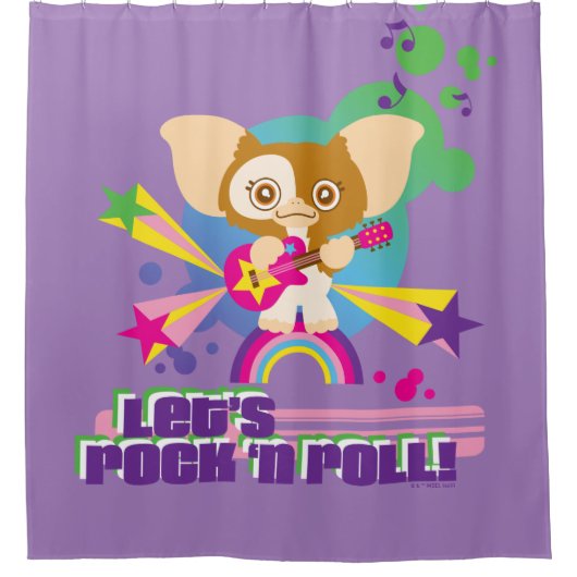 Gizmo | Let s Rock'n Roll Douchegordijn (Voorkant)