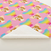 Gizmo | Rainbow Pattern Sherpa Deken (3/4)