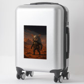 Gizmo the Predator on Mars Sticker (Koffer)