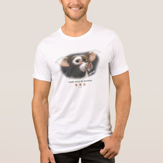 Gizmo There Will Be Mayhem Tri-Blend Shirt (Voorkant)