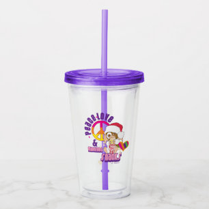 Gizmo Vredesliefde en nachtelijke snacks Acryl Drinkbeker