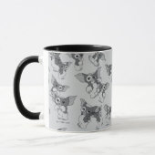 Gizmo | Zwart-wit patroon Mok (Links)