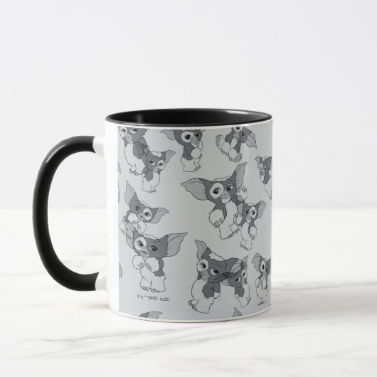 Gizmo | Zwart-wit patroon Mok (Links)