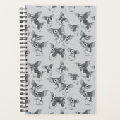 Gizmo | Zwart-wit patroon Planner (Voorkant)