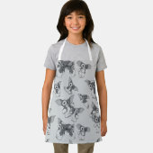 Gizmo | Zwart-wit patroon Schort (Insitu)