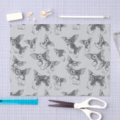 Gizmo | Zwart & Wit Patroon Tissuepapier (Craft)