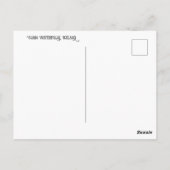 Gjain Waterfall, IJsland Briefkaart (Achterkant)