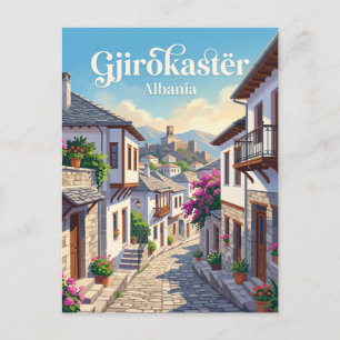 Gjirokaster Oude Stad Steeg Albanië Briefkaart