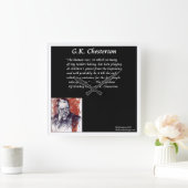 GK Chesterton Square Wall klok (Huis)